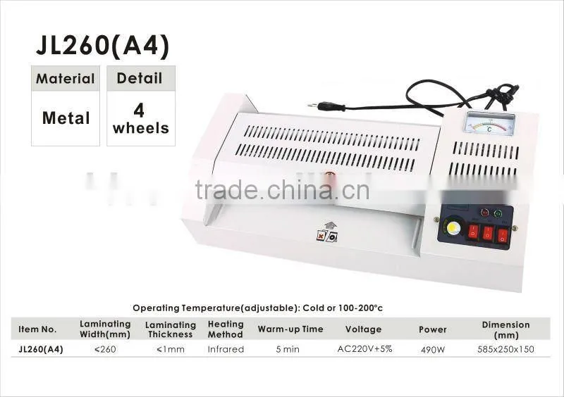 A3 Metal Photo Laminating Machine