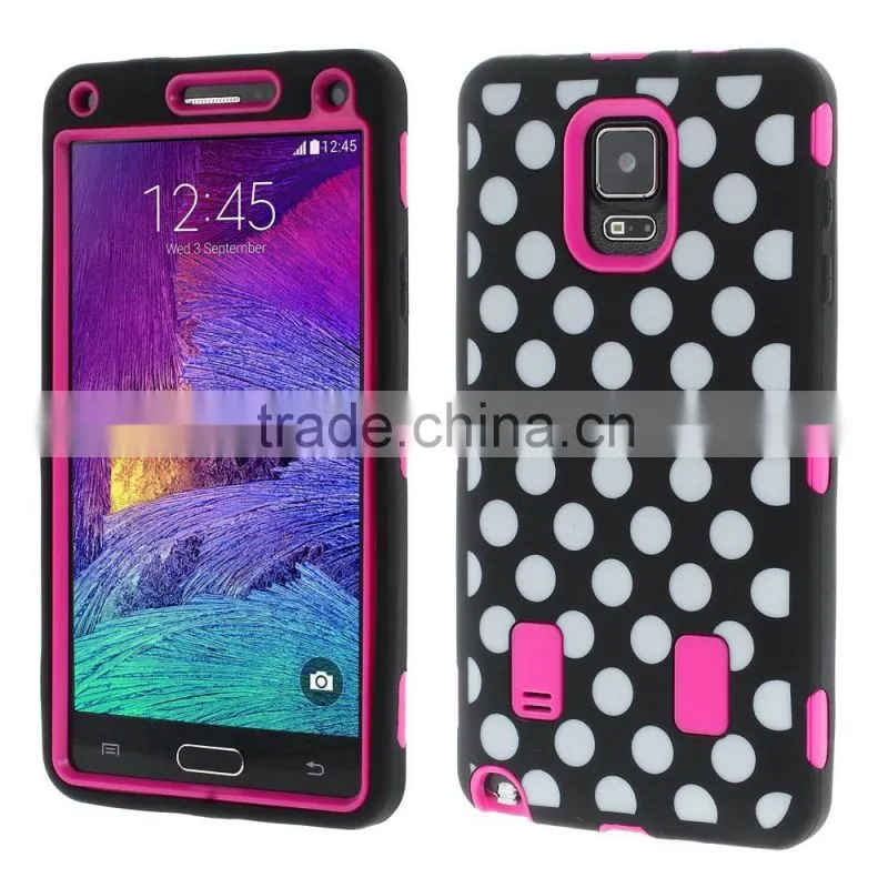 New mobile phone accessory mobile phone bags & cases PC TPU case for Samsung Note 4