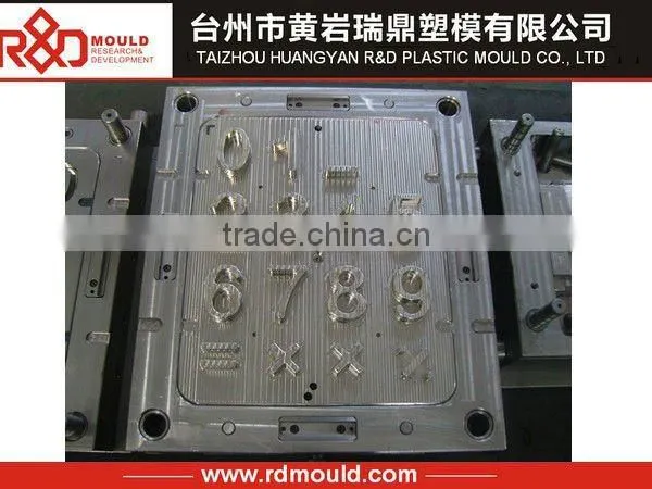 plastic numbers mould