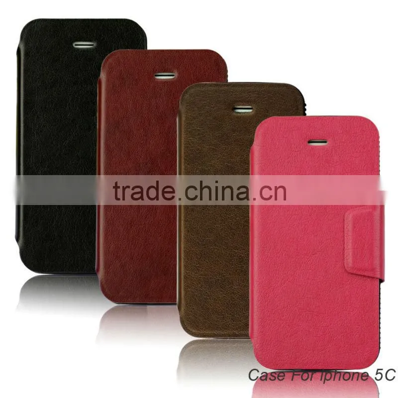 For iphone 5c universal smart phone wallet style leather case