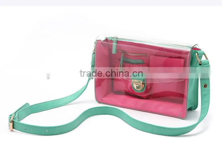 handbag designer clear plastic handbag fashion