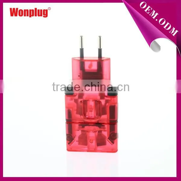 Best price Protable Detachable worldwide travel adapter for Surinam 10A 250V