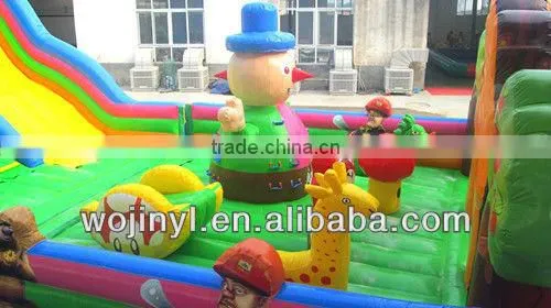 Attractive Inflatable jumping castle with slide