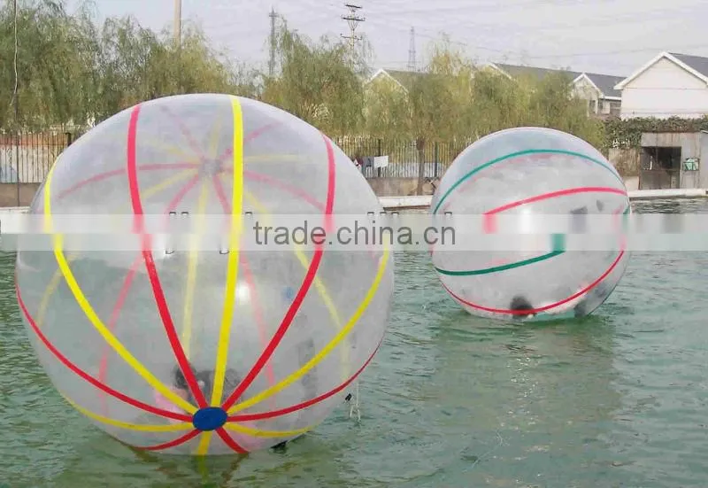 Inflatable bumper game/clear plastic inflatable bumper ball