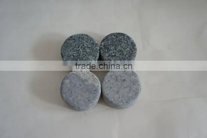 Wholesale round whisky stone | whiskey disk | granite ice cube whisky stone