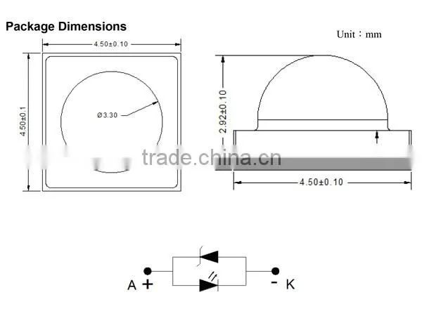 385nm 395nm 405nm High Power UV LED Diode for UV Curing