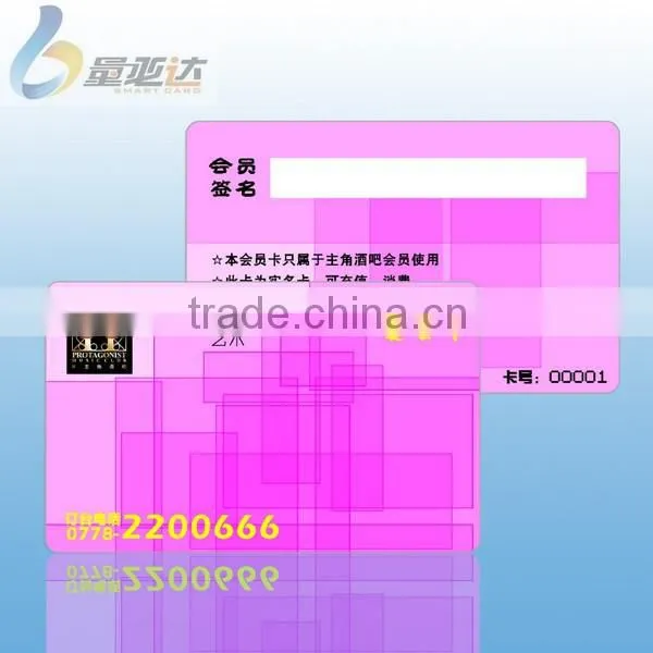 Custom Plastic RFID 125KHZ Blank Atmel card T5577