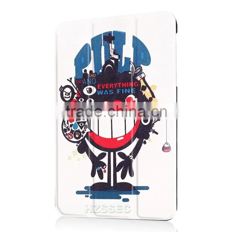 Protective unbreakable folding PU leather flip case stand tablet cover case for Samsung Galaxy Tab E8.0