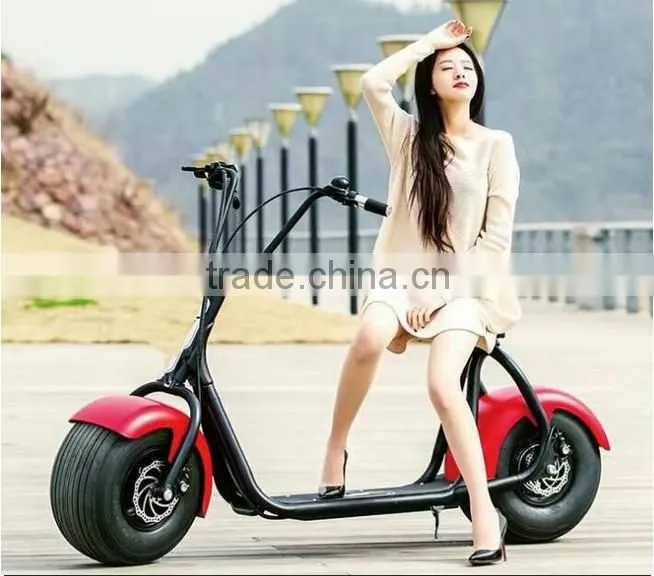 Big motor wheel halley electric scooter 60v 1000w citycoco scooter