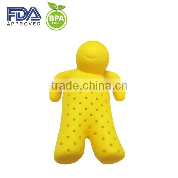 Sir Tea Infuser - 100% Food Grade Silicone, Dishwasher Safe