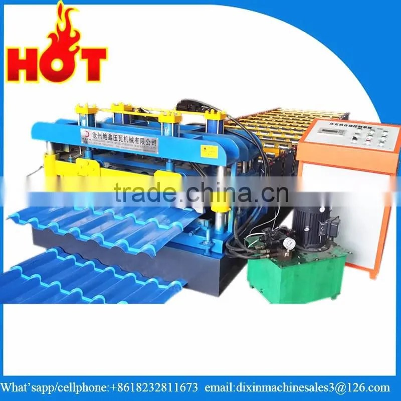 roof or wall cladding system Use Machine,glazed tile profile roll forming machine
