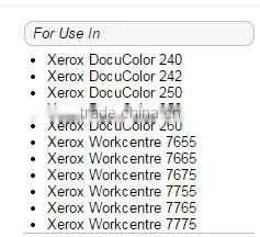 Original 675K17930 developer for Xerox DocuColor 240 242 250 252 260