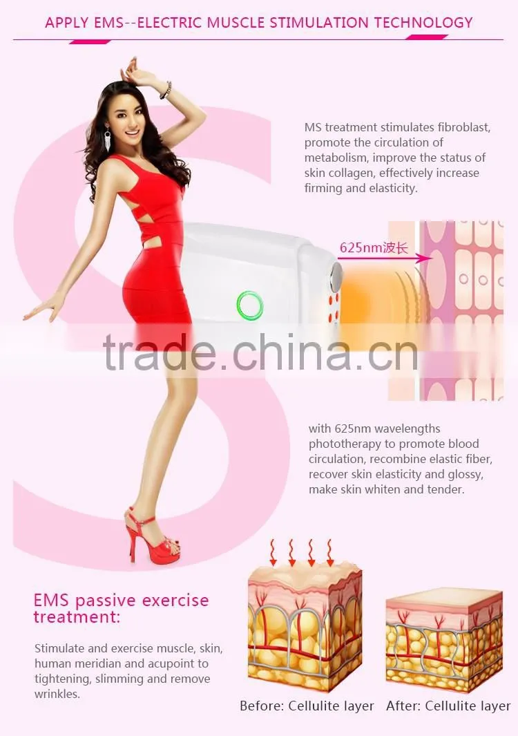 EMS fitness machine LED Therapy face firming beauty instrument