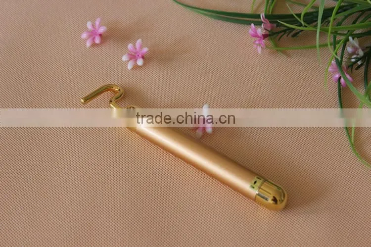Golden ions beauty energy bar T-head Y-head massage bar for lymph detoxification blood circulation face tightening