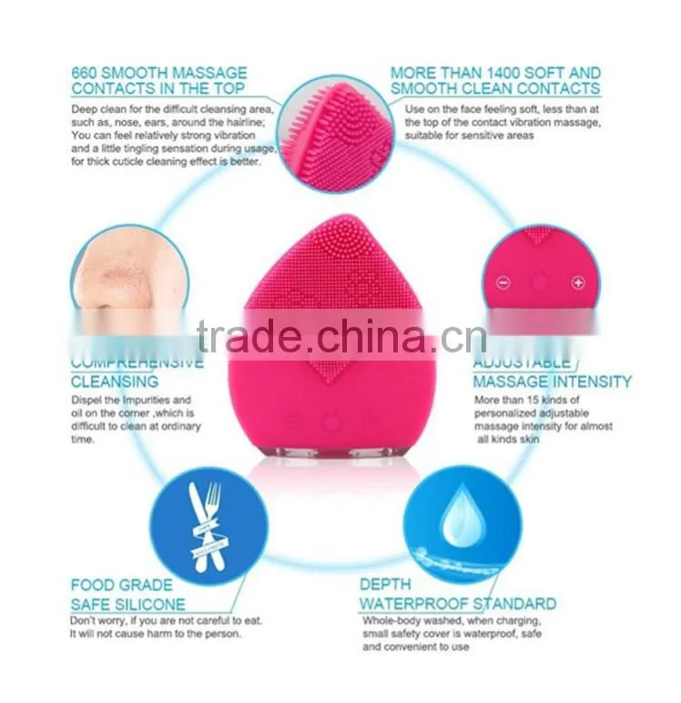 plasma beauty deep cleansing facial machine natural facial brushes
