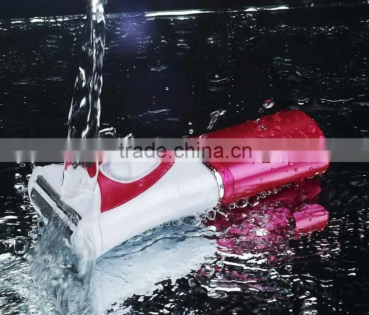 2016 Portable Waterproof electric lady hair shaver luxury cordless electric knife