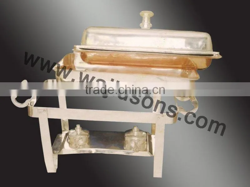 new design handmade chafing dish for sale | 2016 metal made chafing dish | modern chafing dish | brass plated chafing dish