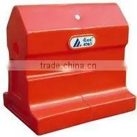 supply rotational moulded plastic traffic barrier , OEM rotomoulding barrier , PE material barrier