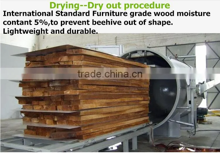 2016 hot sale natural material fir wood beehives