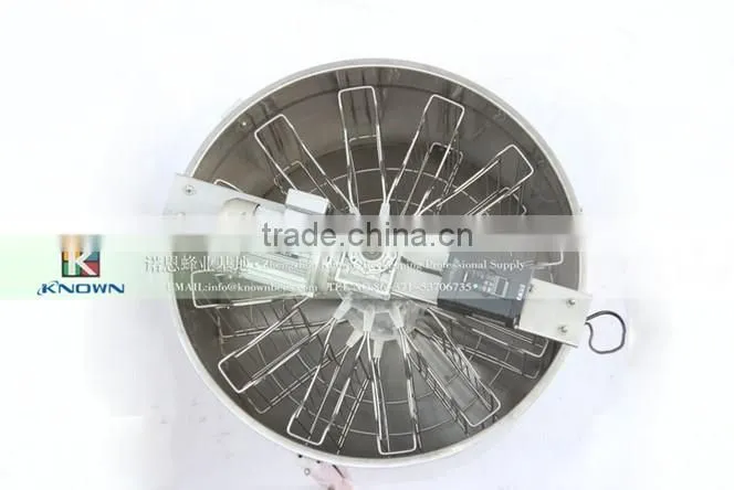 beekeeping stainless steel 12 frames manual honey extractor