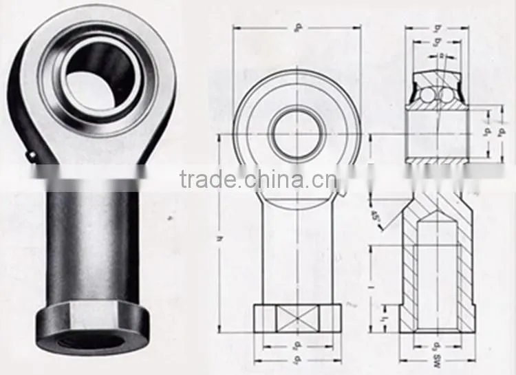 Rod End Bearing Conrod Bearing Connecting Rod Bearing