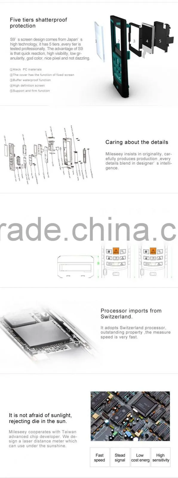100M Distance Meter Laser Distance Meter Digital Measurement