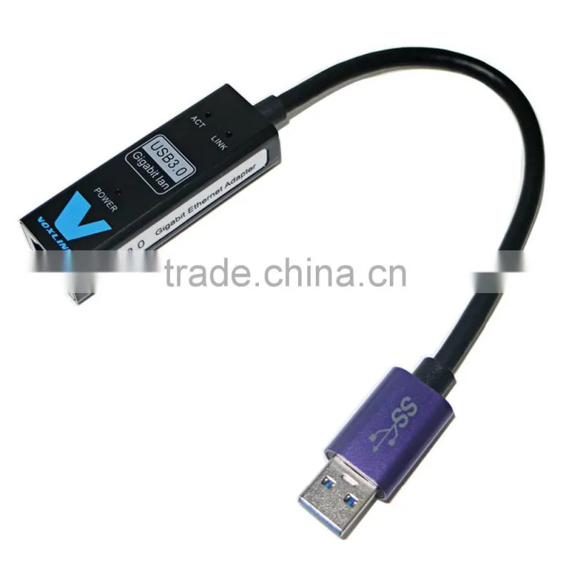 Voxlink NEW Fashion USB3.0 10/100/1000 Mbps Gigabit Ethernet Adapter