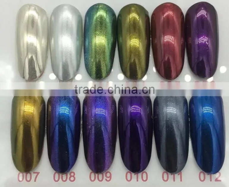 12colors Mirror Effect Powder for nail polish