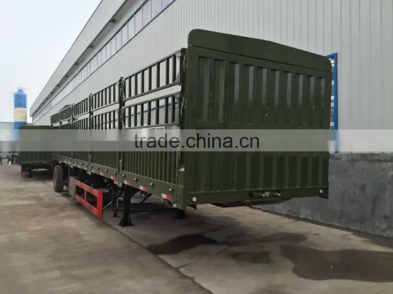 Sitong trailers for farm use cattle semi trailer with BPW axle for sale