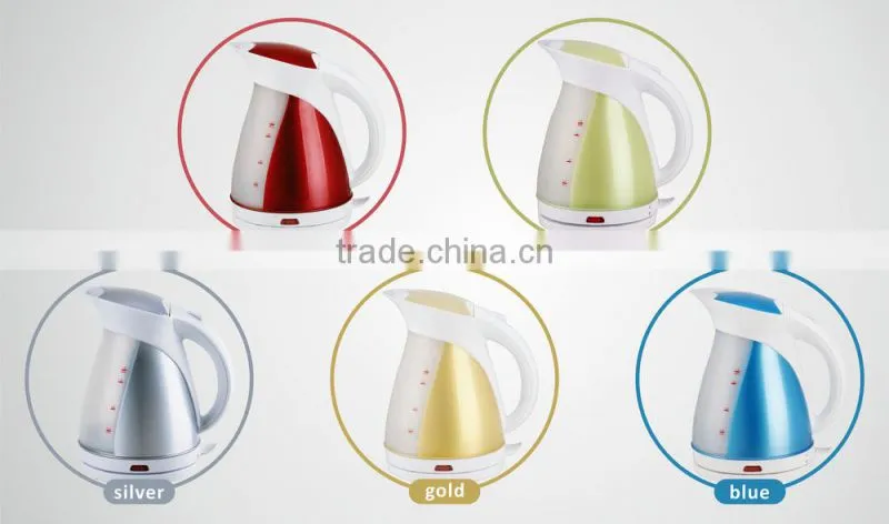 Hot 360 rotation plastic Cordless electric kettle