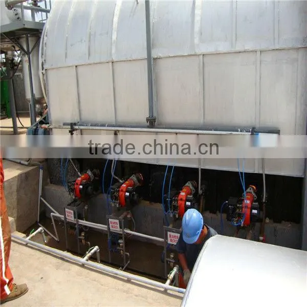 Oil sludge refining to light diesel oil pyrolysis plant