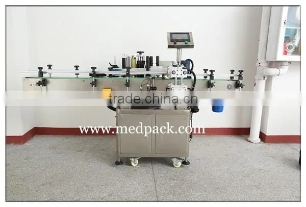 KP-300 Full Automatic Round Bottle Labeling Machine,Automatic label applicator,Vertical Labeling Machine