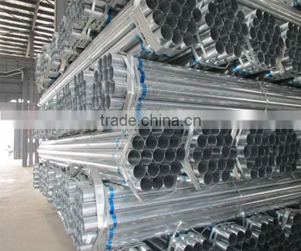 ZINC COATED CONSTRUCTION PIPE /STEEL PIPE/ TUBE
