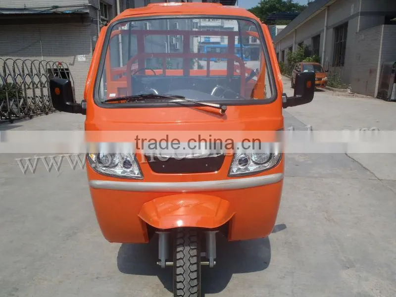 three wheel motorcycle sidecar scooter with cabin for elderly