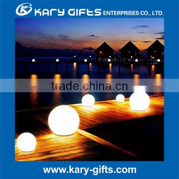 garden pool led illuminated plastic waterproof ball light