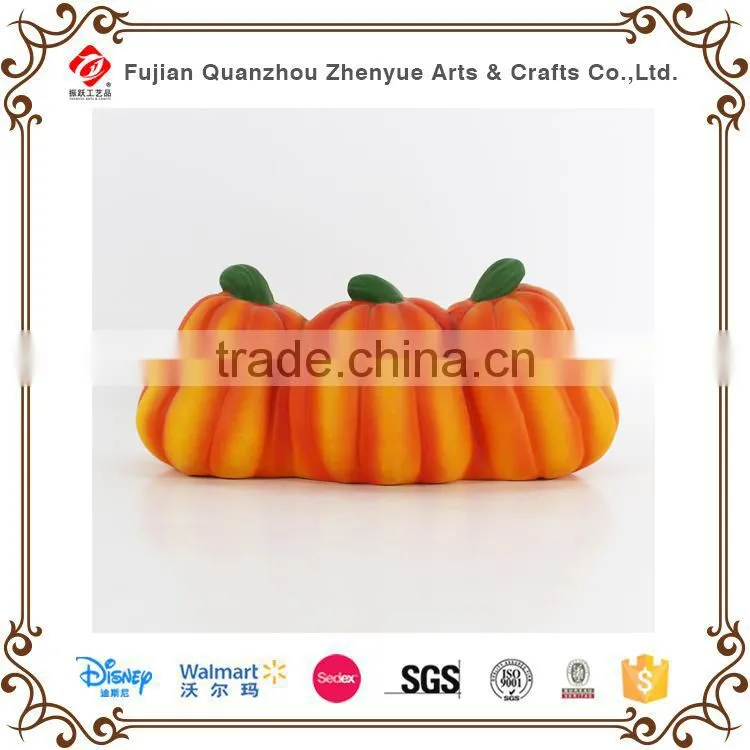 Hotsale resin Halloween pumpink souvenir .