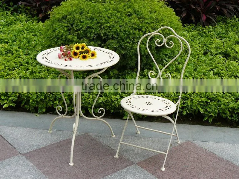 Cream Balcony Folding Away Chair