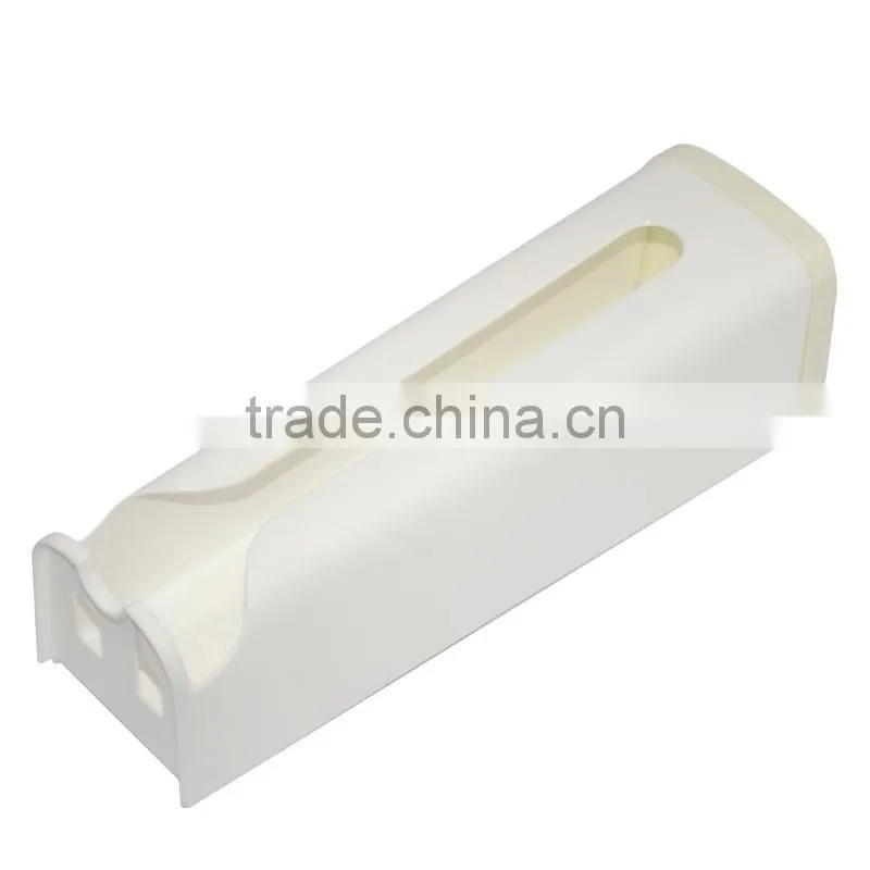 kitchen wall mounted plastic storage box, home garbage bag storage