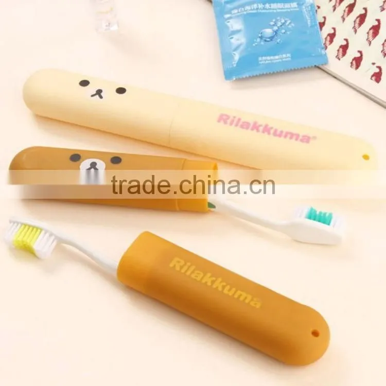 N208 travel toothbrush tube colorful toothbrush tube toothbrush box