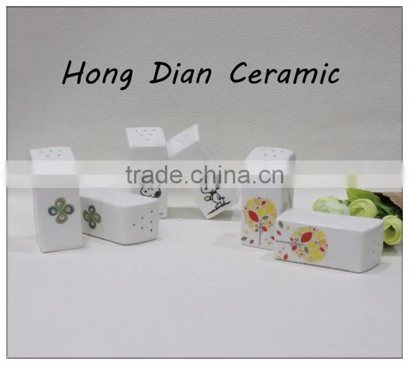 Herb & Spice Tools Type and Eco-Friendly Feature ceramic salt and pepper set