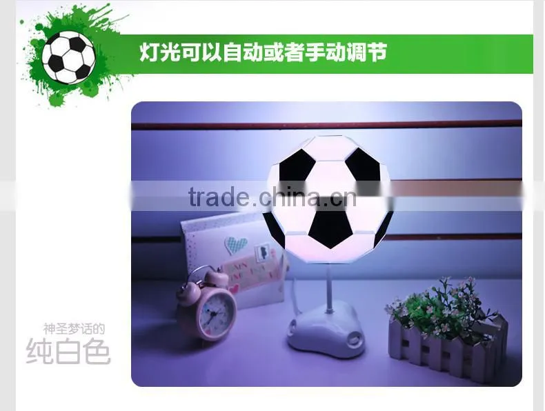 Creative DIY Handmade Football Decorative Table Lamp, Personality World Cup Football Lamp Colorful Atmosphere Night Light Lamp