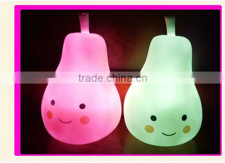 fruit series pear shaped unique fancy led light night