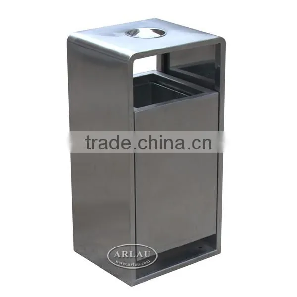 Arlau Outdoor Waste Rubbish Bin,Rubbish Trash Can,Unique Garbage Bin