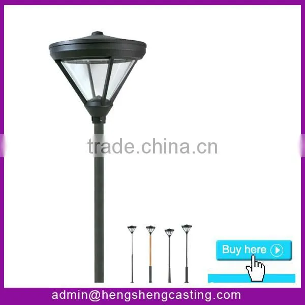 2017 hot sale antique aluminum garden lighting pole