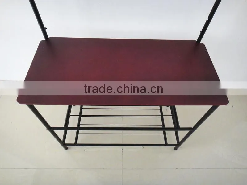 RH-4825 ENTRY WAY Hall Tree Bench Furniture Hook Hanger ORGANIZER Standing Coat Shoe clothes rack