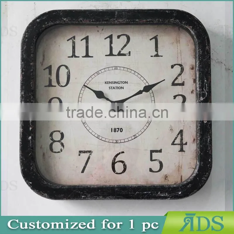 Antique wooden wall clock