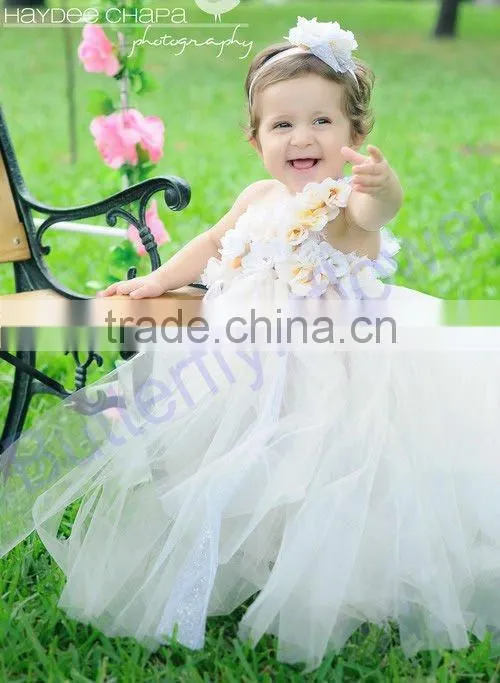 Handmade flower girl dresses party dresses
