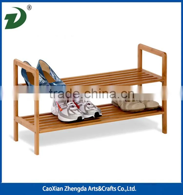 Bamboo shoe rack