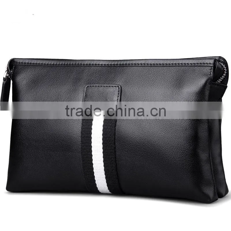 Fashion Black Travel Hand Bags Wholesale Popular Genuine Leather Handbags