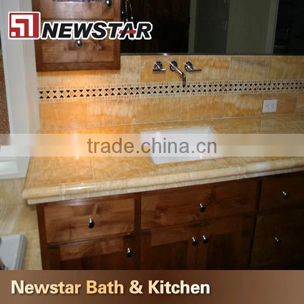 bathroom yellow onyx marble onyx vanity top
